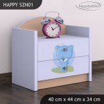 Nočna omarica Happy babies Moder medvedek 17 SZN1